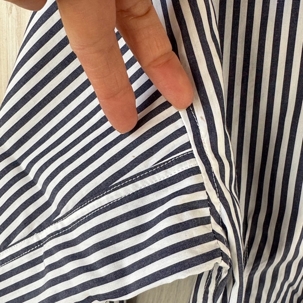 NWT J. Crew Striped Button Down Shirt Size 2 - Picture 5 of 12